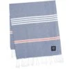 Koster Hamam Bath Sheet 80x180 Cm, Blue/Orange -Sagaform Shop recycled by wille badlakan hamam koster 80x180cm bla orange vit 1
