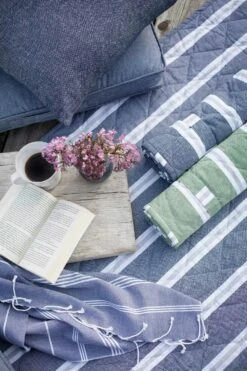 Svea Beach Mattress With Pillow 70x170 Cm, Marin -Sagaform Shop recycled by wille svea beach mattress 4