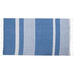 Sagaform Ella Hamam Towel 145x250 Cm, Blue